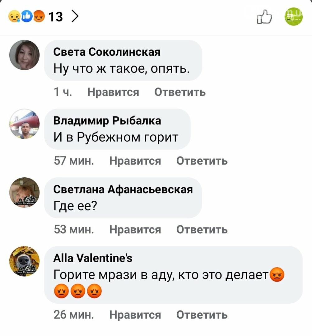 Огонь добрался и до Рубежного (ВИДЕО), фото-1 Огонь добрался и до Рубежного (ВИДЕО), фото-1